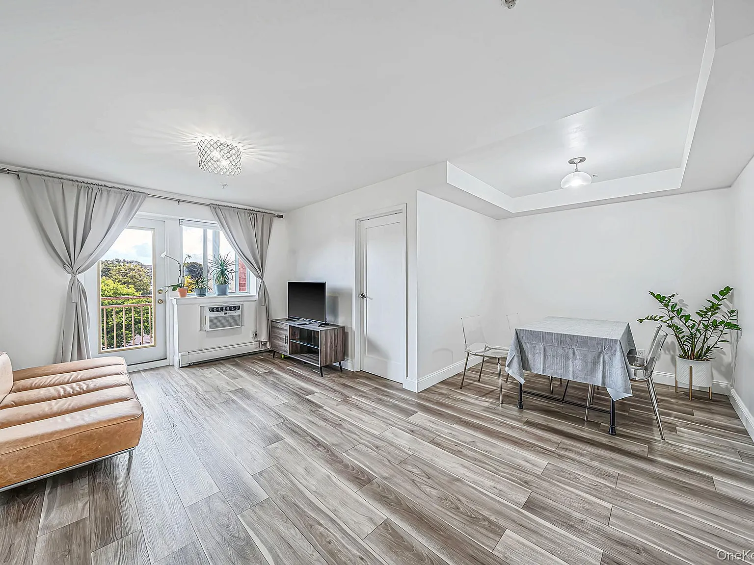 Living / Dining Room with Balcony