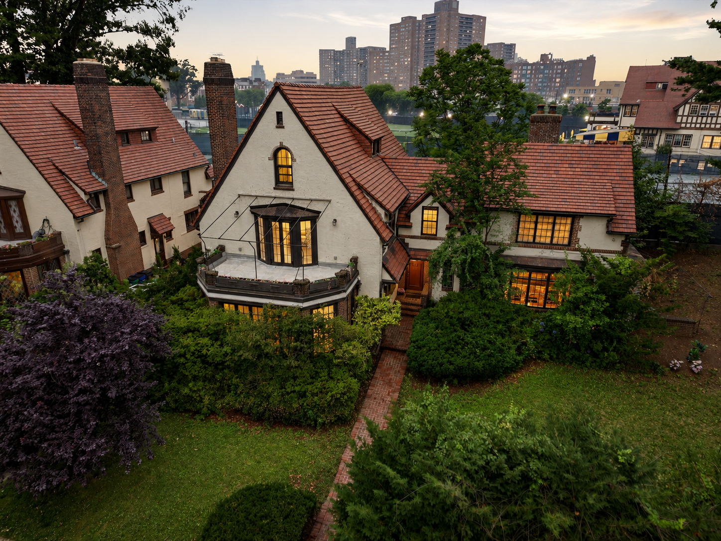 Exterior — twilight
