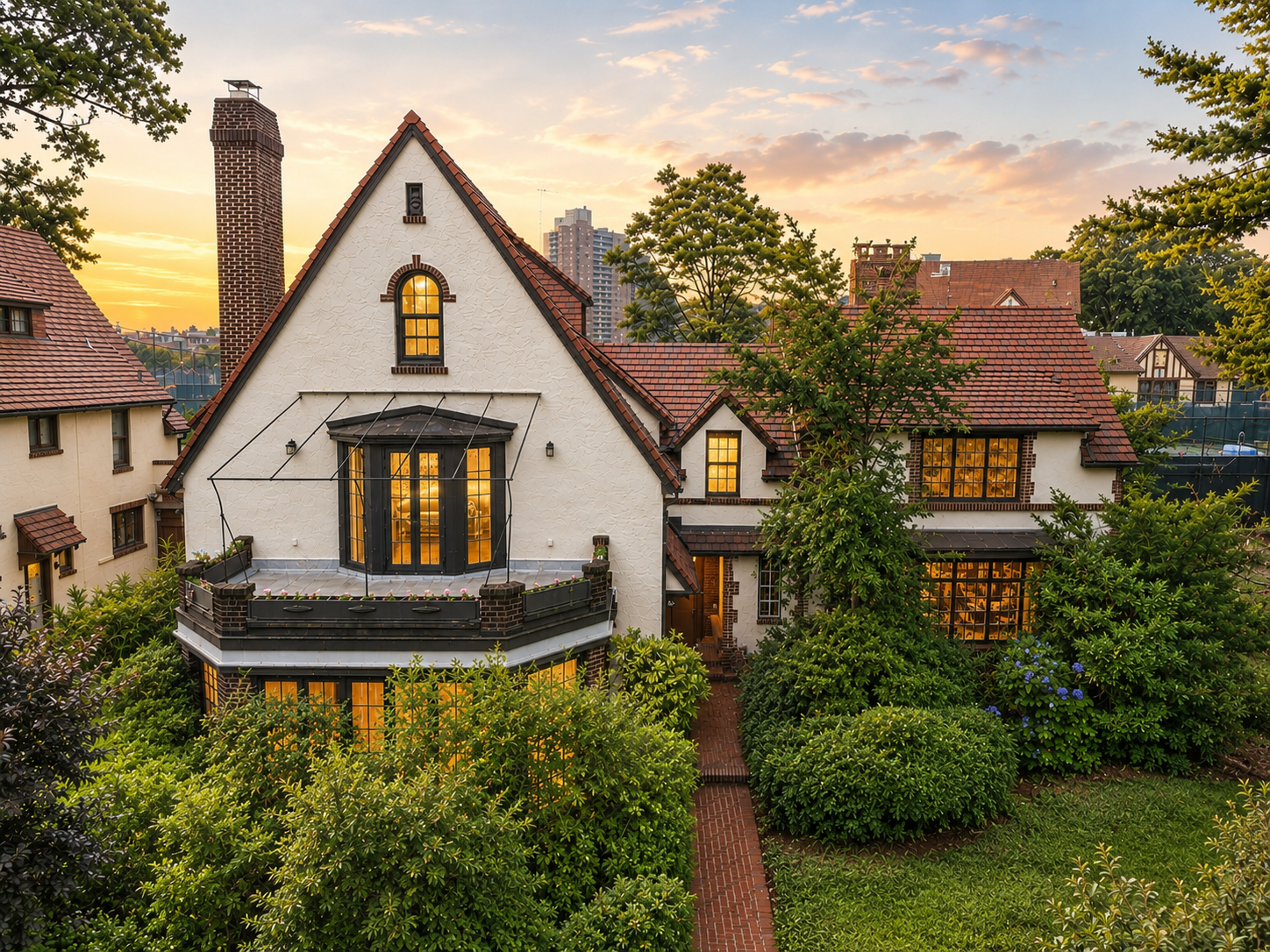 Exterior — sunset