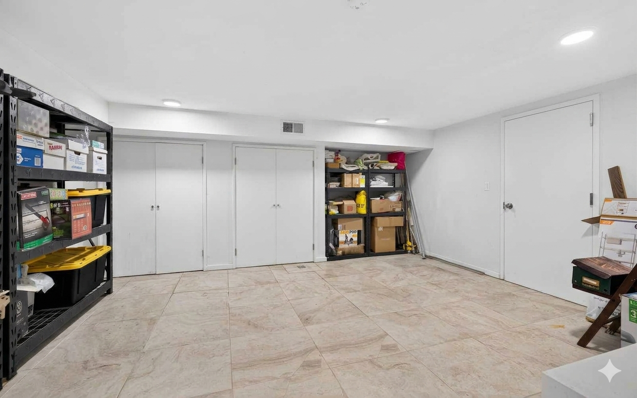 Basement storage