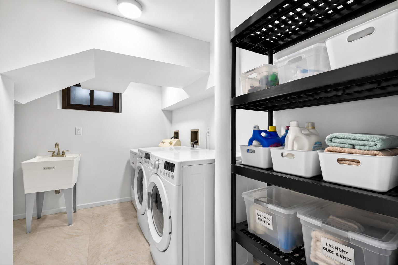 Laundry area