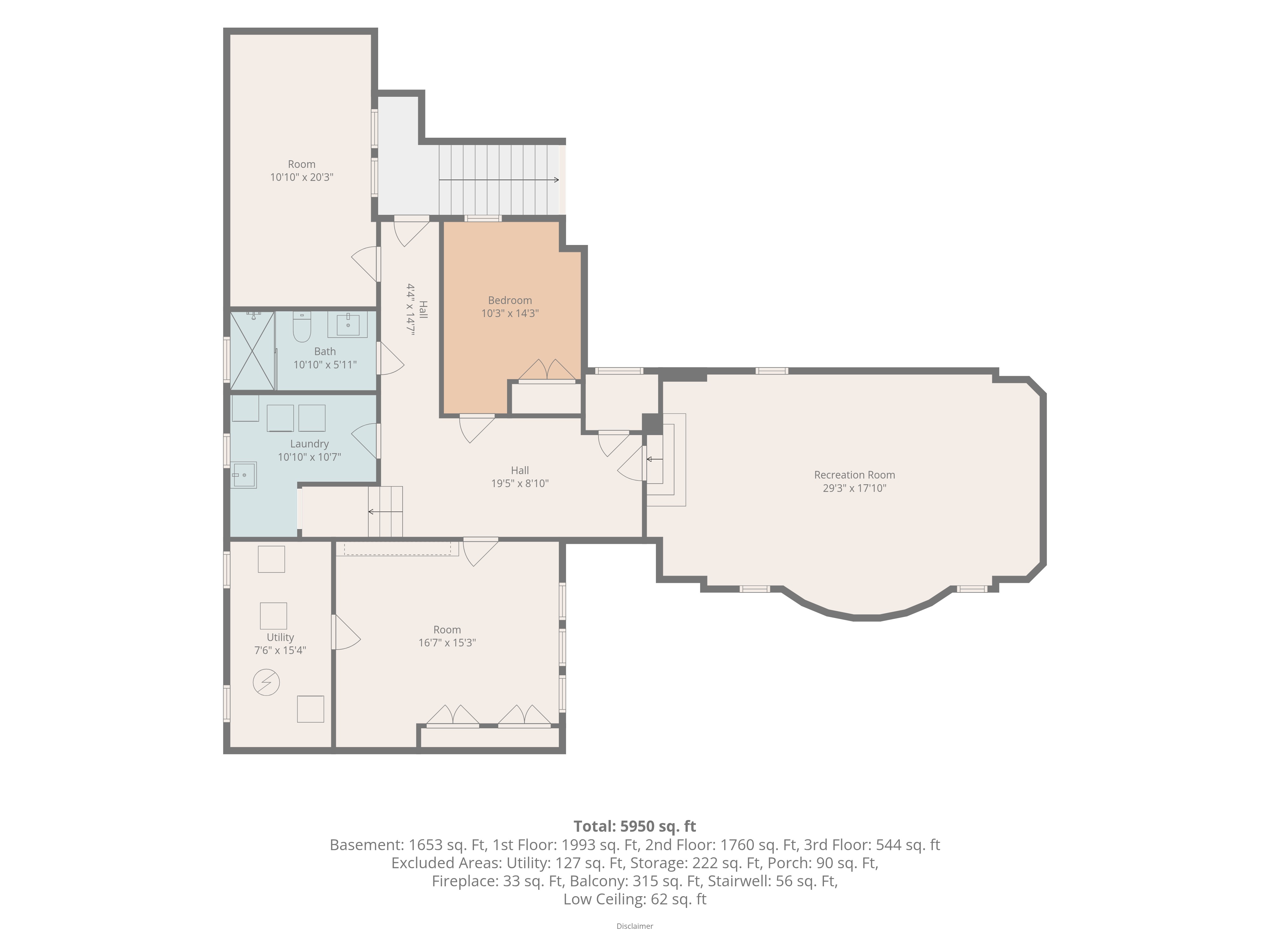 Floor plan — basement