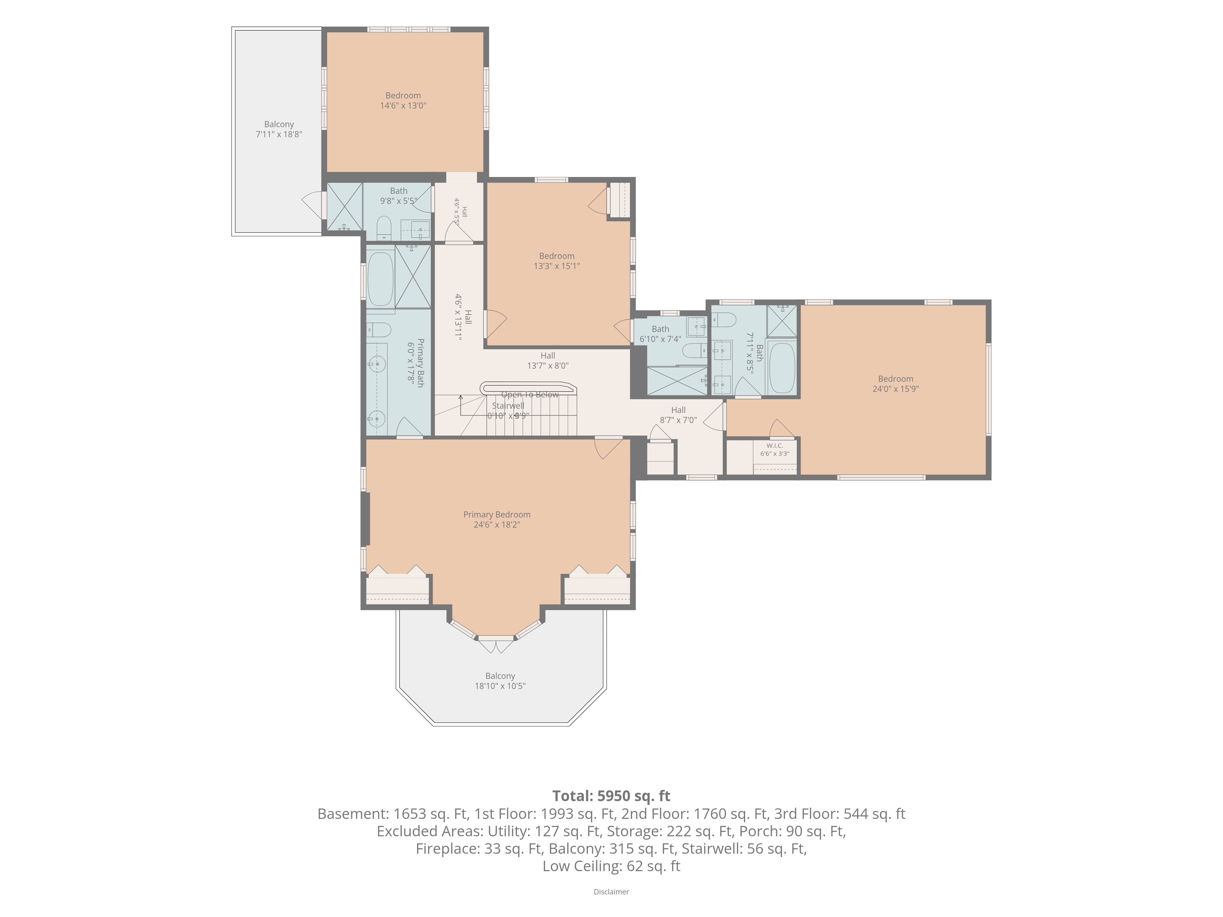 Floor plan — 2nd floor
